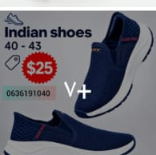 Kabo Indian ah oo Slip-on Buluug Madow ah (Navy Blue)