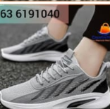 Kabo Sporti ah oo Cawl ah (Grey Knit Lace-Up)